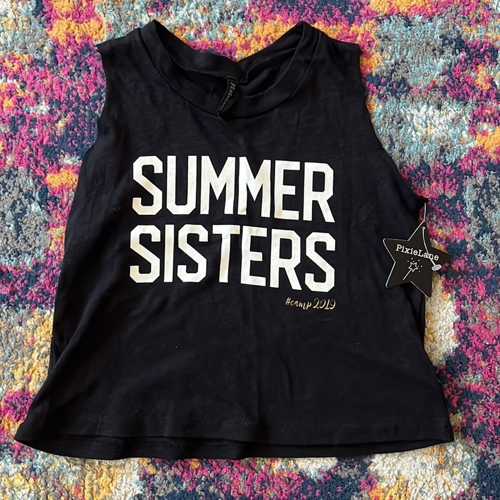 NWT PIXIE LANE summer sisters tank top size 4
